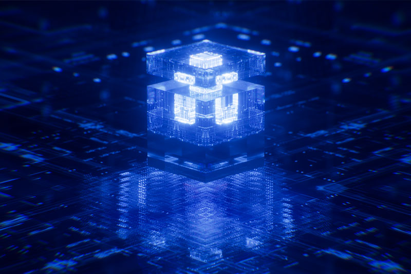 C4D芯片科幻科技场景渲染工程芯片模型C4D模型