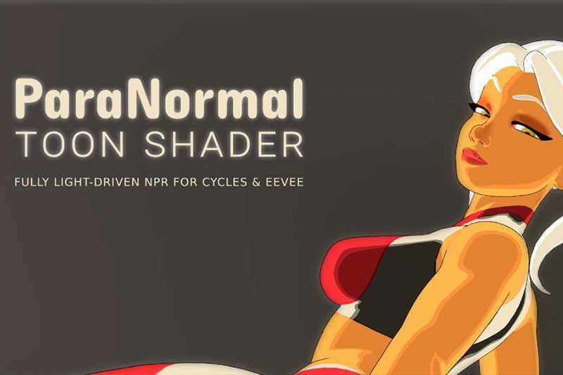 Blender卡通渲染着色器资产预设 Paranormal Toon Shader V0.2.0