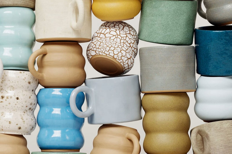 40组GSG灰猩猩陶瓷贴图材质和预设 Material Handcrafted Ceramic