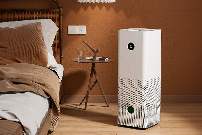 C4D室内空气净化器场景渲染工程空气净化器模型C4D模型