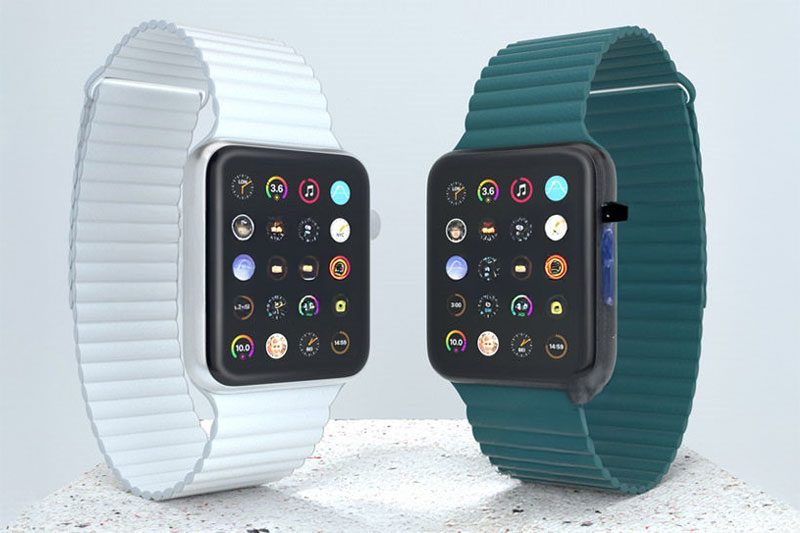 C4DApple Watch Series-5智能手表模型OC渲染工程