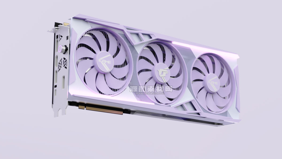 4070显卡模型电子产品3D模型(C4D)