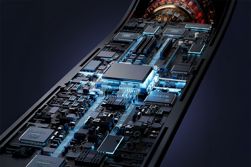 C4D电机芯片电路板模型OC渲染工程