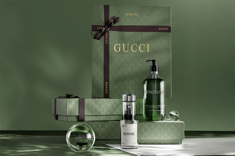 C4D美妆化妆品礼盒场景模型Arnold渲染工程