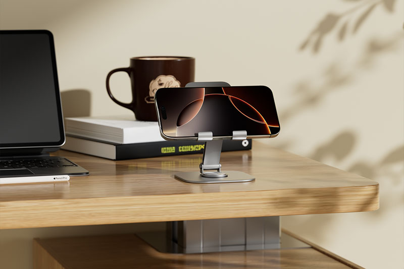 C4DiPhone手机支架模型3C场景OC渲染工程