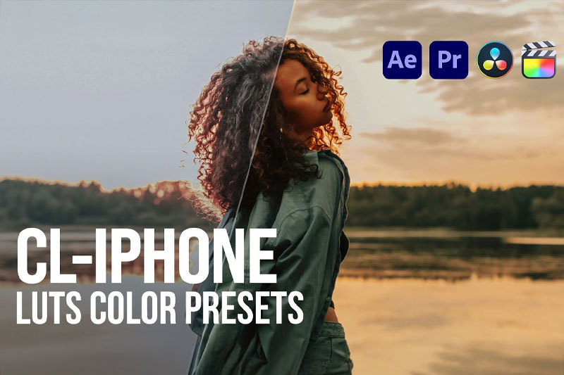 25个苹果手机旅拍电影感视频LUTs调色预设 Pixflow – CL-iPhone LUTs