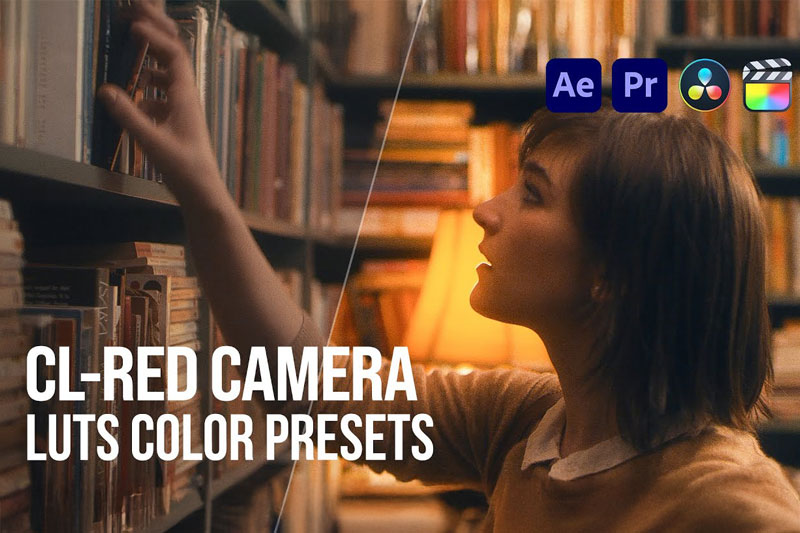 20个高品质RED相机电影LUTS调色预设 Pixflow – CL – RED Camera LUTs