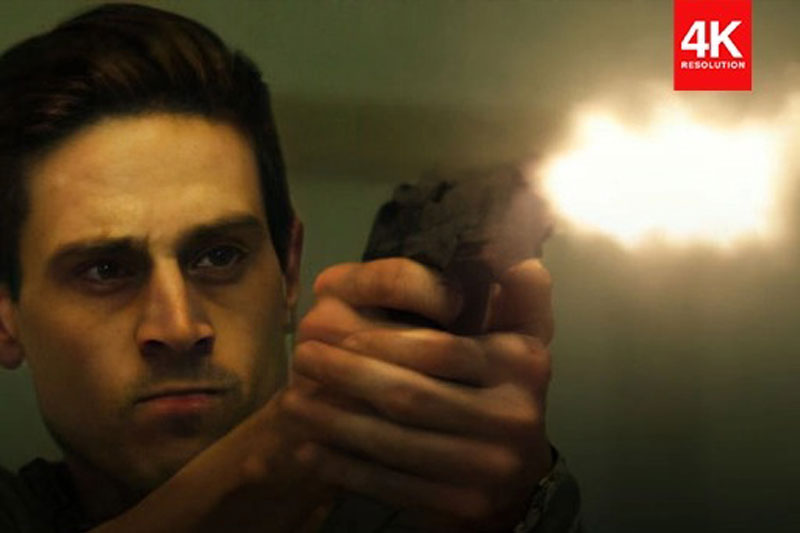 65个枪口闪光火焰特效4K视频素材 Single Shot and Handguns Muzzle Flashes