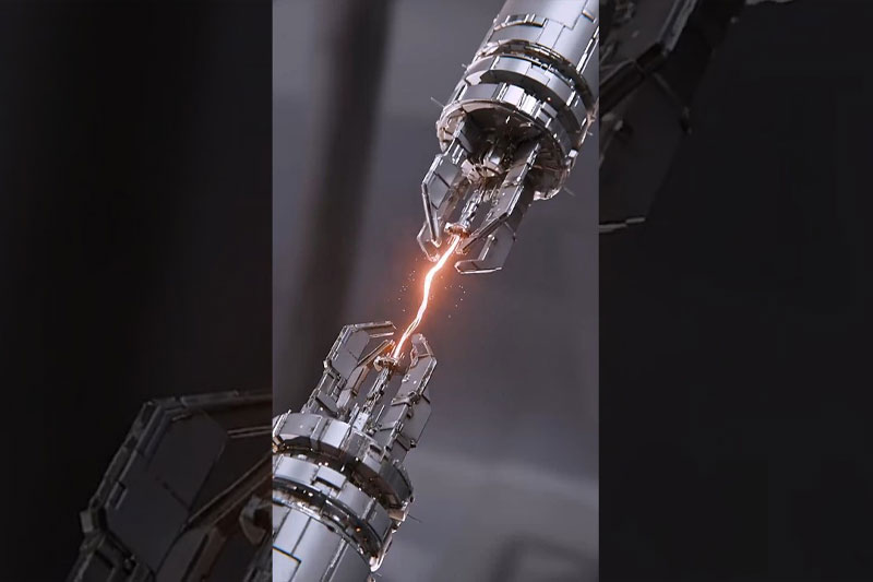 Blender几何节点电弧闪电效果资产预设 Electric Arc Geonode Effect