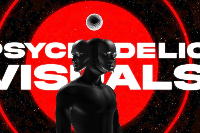 3D迷幻视觉循环背景8K视频素材包 Pixflow – 3D Psychedelic VJ Loops Elements