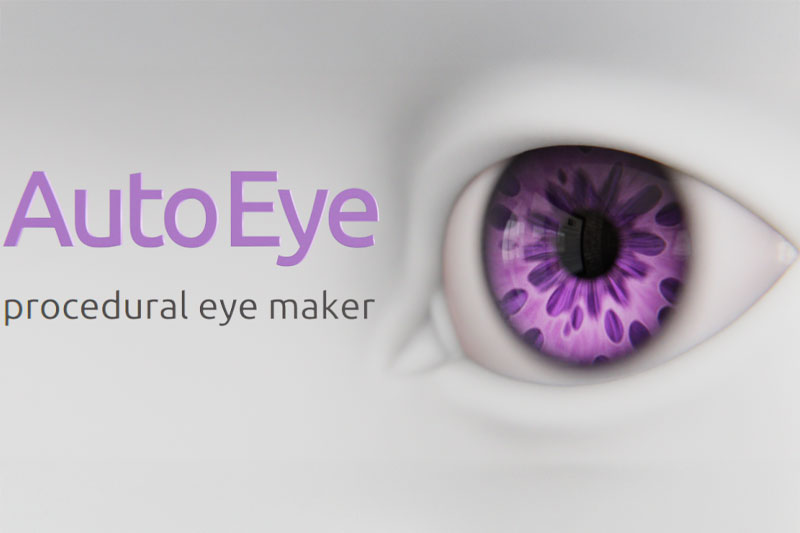 Blender眼球眼睛瞳孔制作插件 Auto Eye v0.3.7