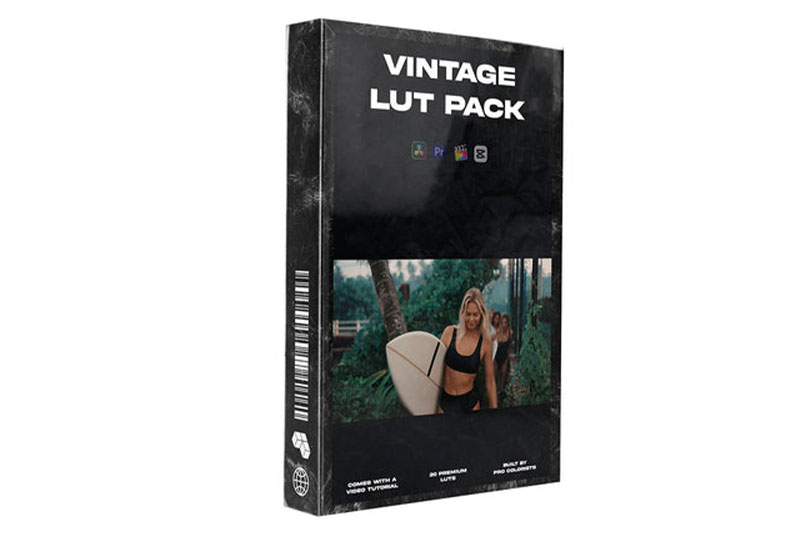 复古胶片风调色LUTS预设 Vincent Color – Vintage LUT Pack
