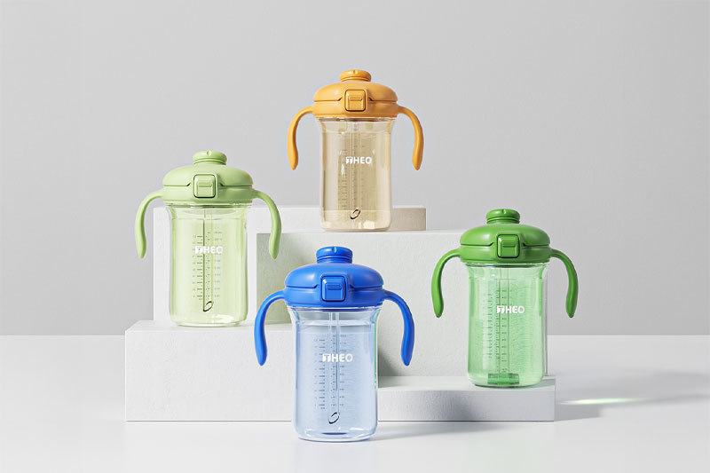 C4D儿童水壶模型水杯OC渲染工程