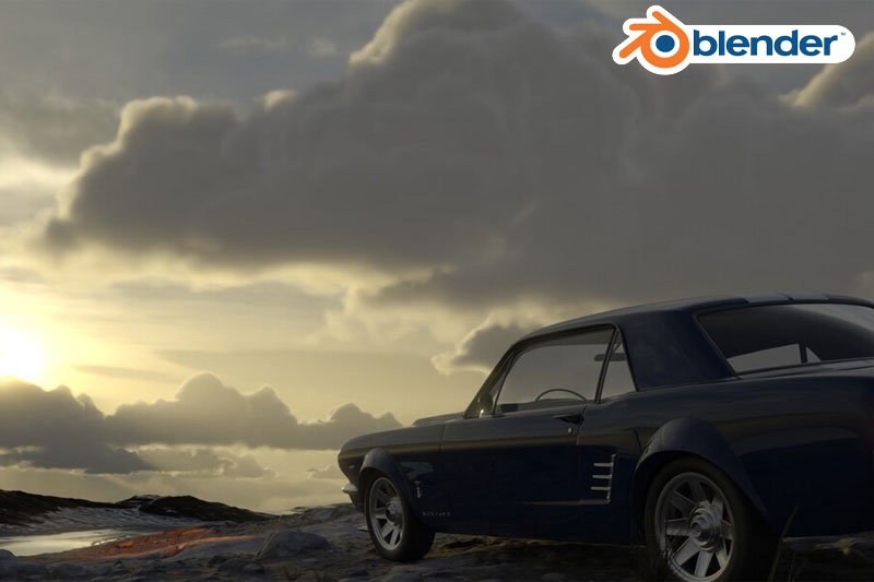 Blender真实天空系统丁达尔光效果插件 Pure-Sky Pro v7.0.25+使用教程