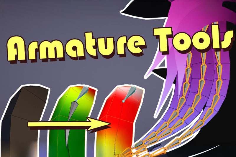 Blender快速骨骼生成绑定编辑插件 Armature Tools V5.2.3