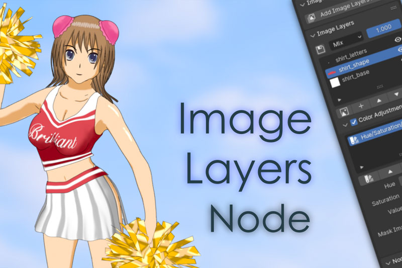 Blender图层混合色彩调整节点插件 Image Layers Node V1.3.1
