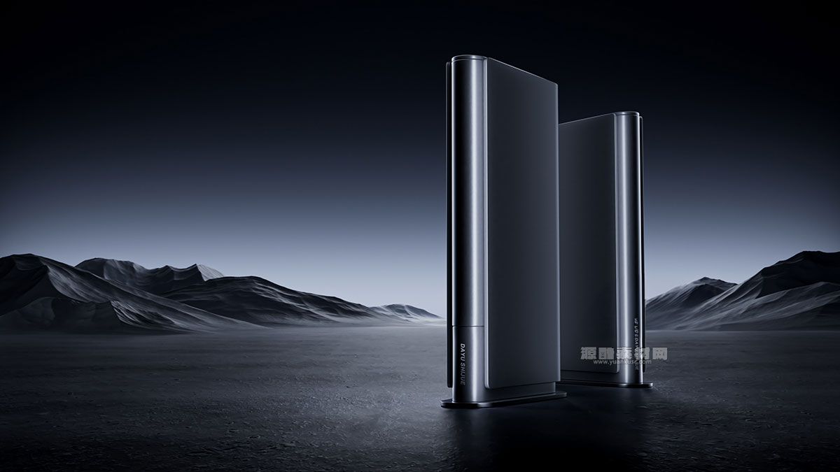 C4D暗黑电子产品场景OC渲染工程