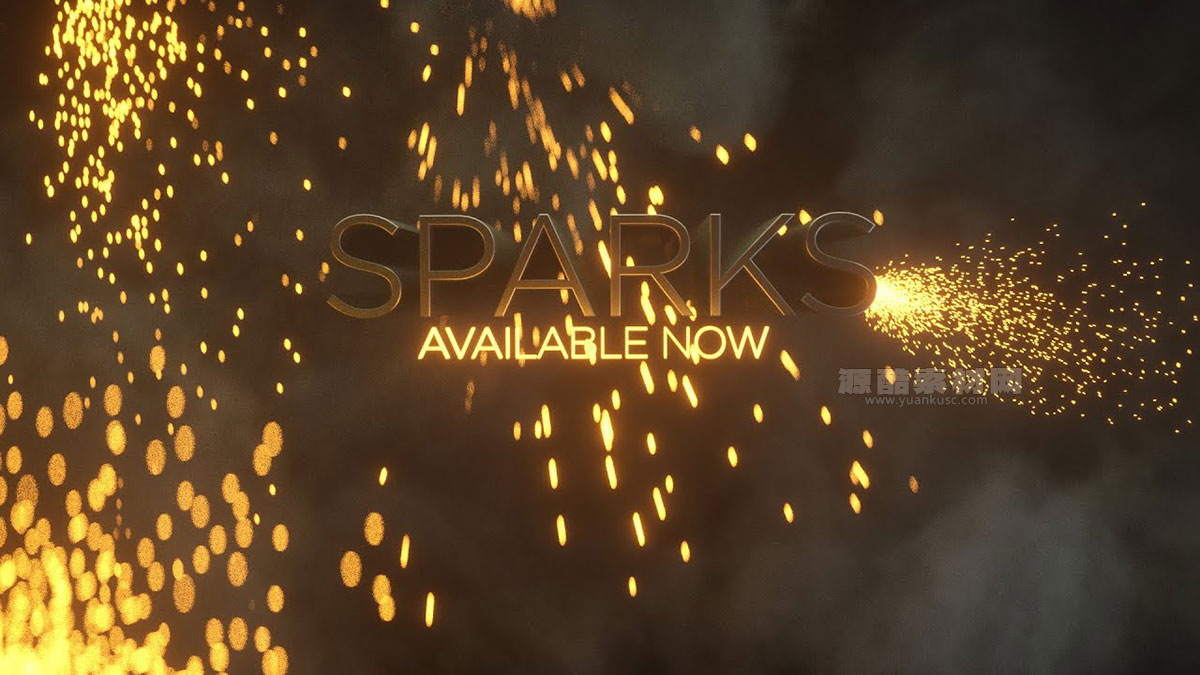 火花动态模型火花爆炸视觉特效元素(abc通用格式) VFX Elements: Sparks