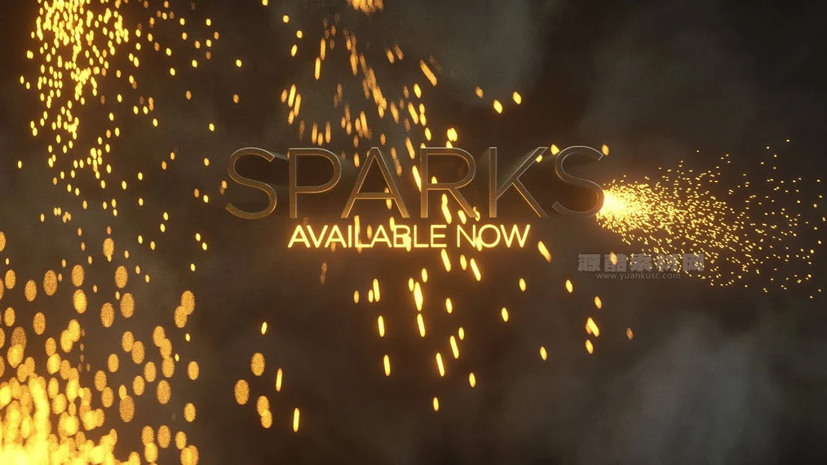火花动态模型火花爆炸视觉特效元素(abc通用格式) VFX Elements: Sparks