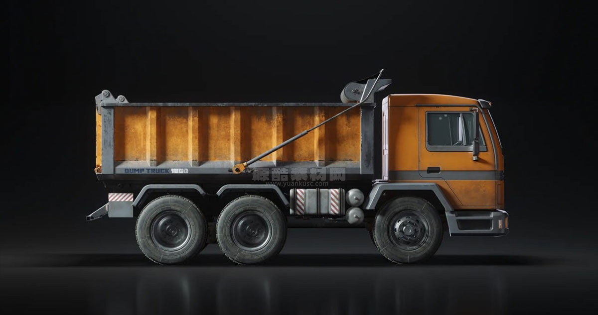 起重机挖掘机叉车卡车3D模型(Blender) KitBash3D – Construction Vehicles