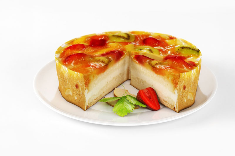 蛋糕模型甜点食物3D模型下载(C4D,Blender,FBX)