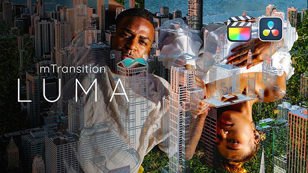 达芬奇亮度遮罩视频转场预设插件(中文汉化) MotionVFX – mTransition LUMA