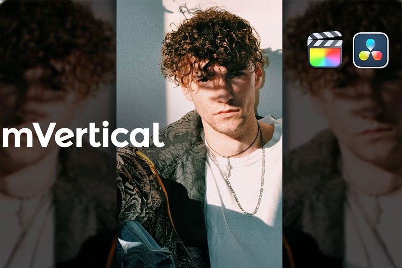 达芬奇竖屏视频背景虚化模糊效果插件 MotionVFX – mVertical