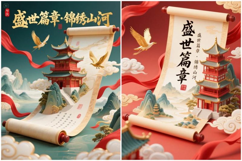 设计师独家分享20组海报提示词!文字海报的终极灵感!