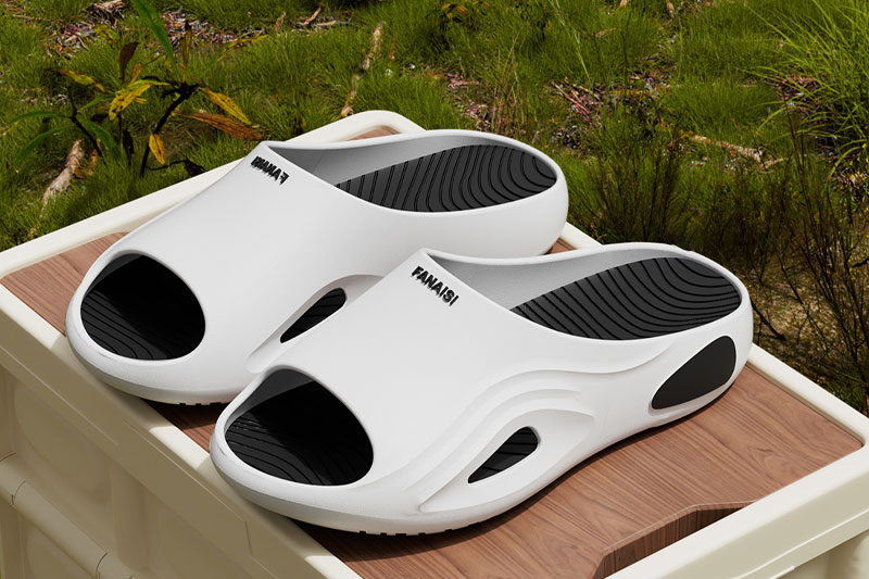 C4D橡胶拖鞋场景OC渲染工程拖鞋模型下载