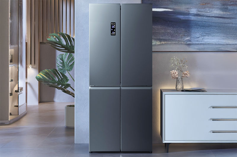 C4D室内双开门冰箱OC渲染工程冰箱3D模型