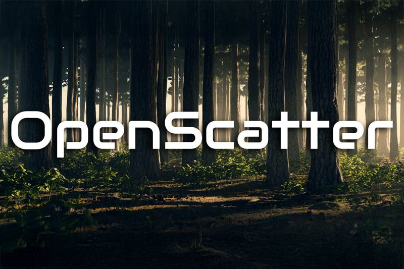 Blender免费高效树木散布插件 Openscatter V1.0.5