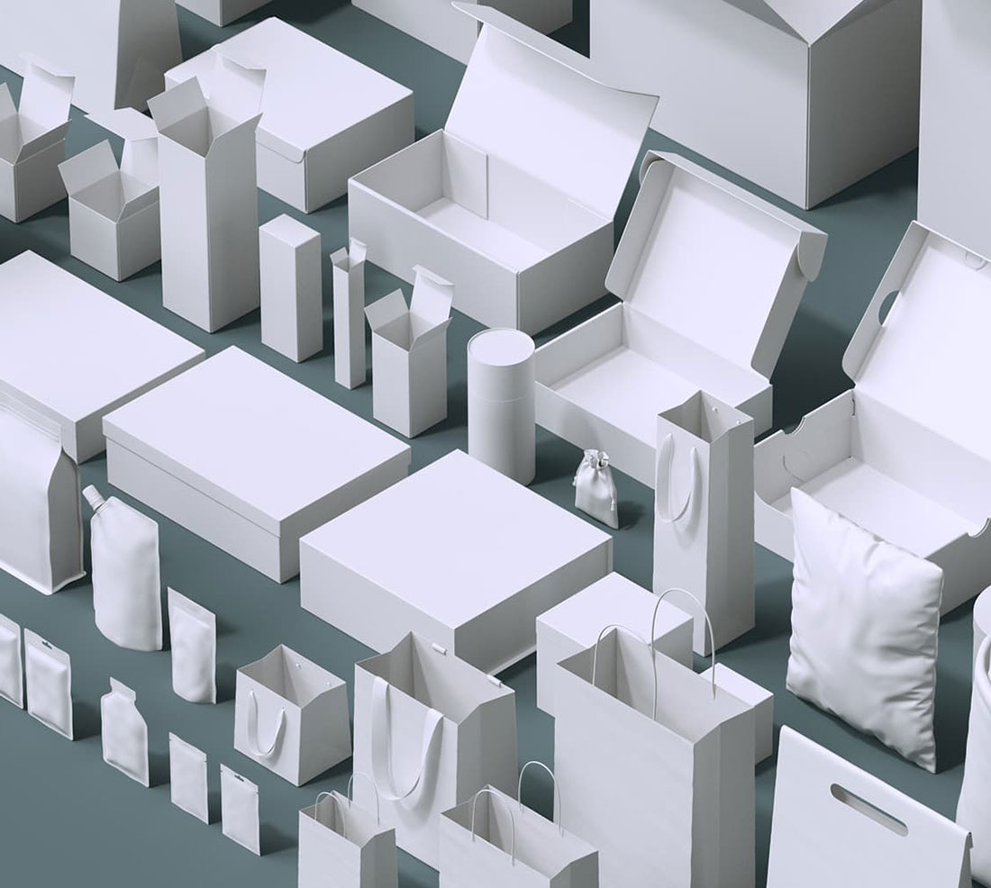 48个GSG灰猩猩电商产品包装3D模型素材(FBX通用格式)