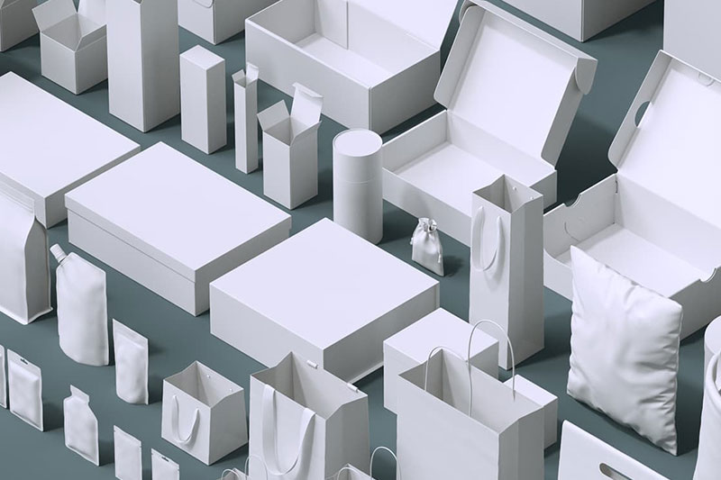 48个GSG灰猩猩电商产品包装3D模型素材(FBX通用格式)