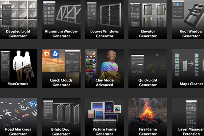 3DS MAX建筑门窗与橱柜模型生成插件 ArchVizTools Generators Collection for 3ds Max 2018-2026