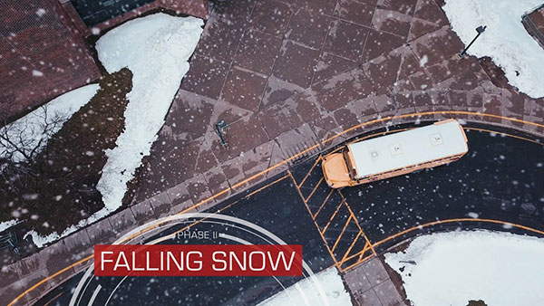 4K视频素材-33个雪花粒子下雪特效合成视频素材 ActionVFX- Falling Snow