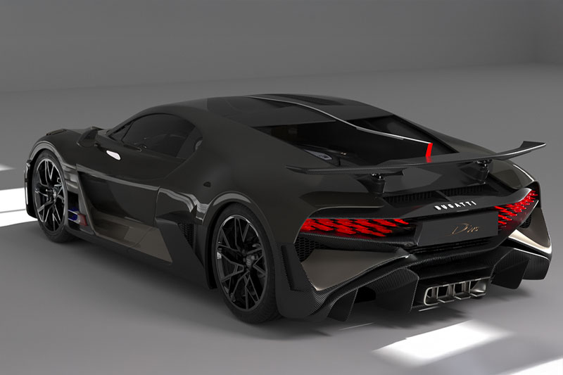 C4D布加迪Divo跑车OC渲染工程布加迪跑车模型