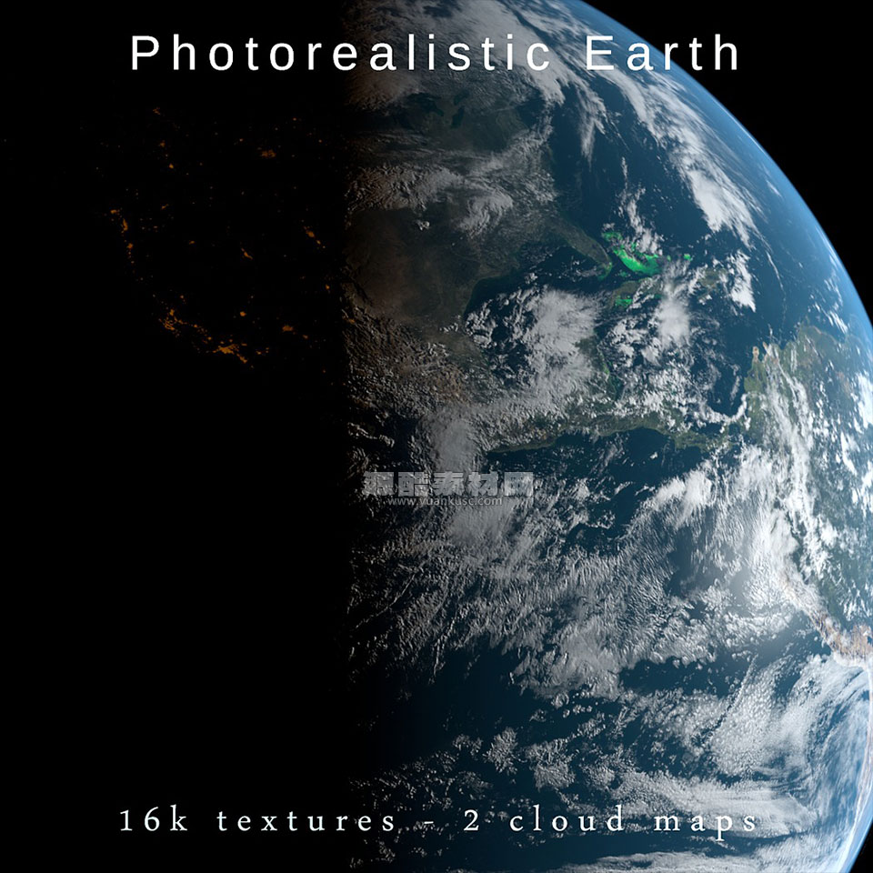 太阳系地球太阳月球火星水星等八大行星3D模型素材资产(Blender/MAX/FBX/OBJ) Photorealistic Solar System
