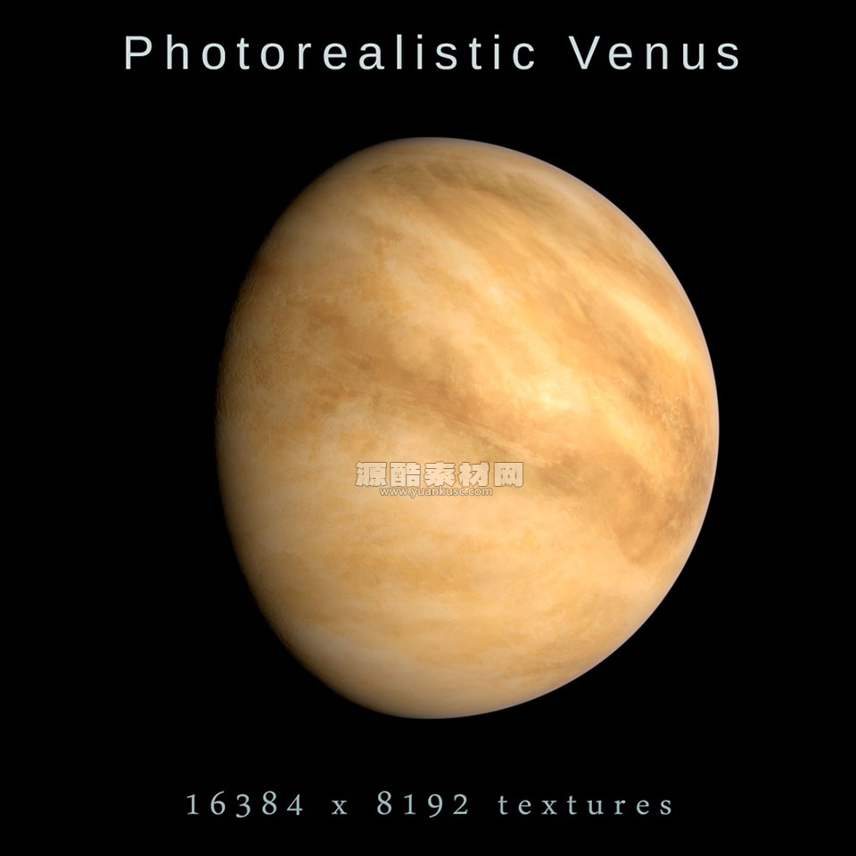 太阳系地球太阳月球火星水星等八大行星3D模型素材资产(Blender/MAX/FBX/OBJ) Photorealistic Solar System
