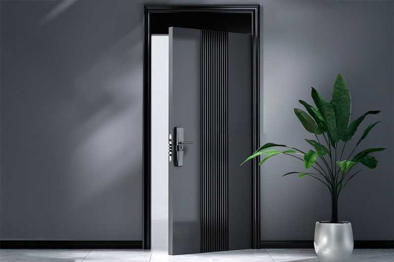 C4D房门智能门锁场景OC渲染工程智能门锁模型素材下载