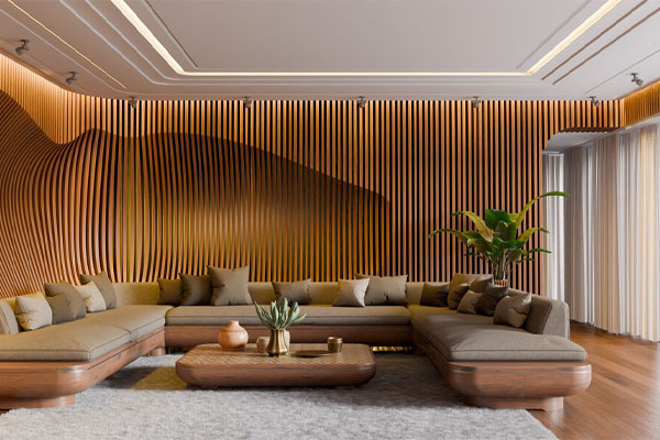 现代有机风格室内客厅场景3D模型素材(Blender) Modern Organic Living Room