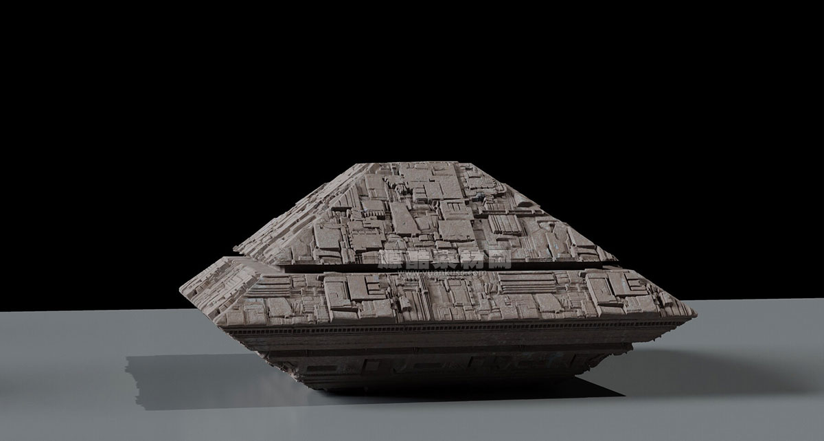 科幻古遗迹资产3D模型素材下载 Ancient Sci-Fi Kitbash 3D Assets