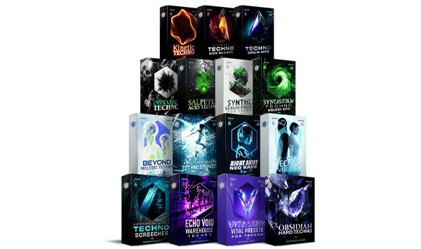 15套终极震撼科技人声循环节奏与旋律音乐音效素材包 Ghosthack – Titan Techno Mega Bundle