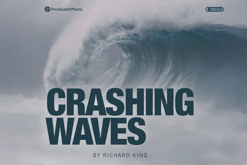 28个沉浸式海滩海浪音效素材 Crashing Waves
