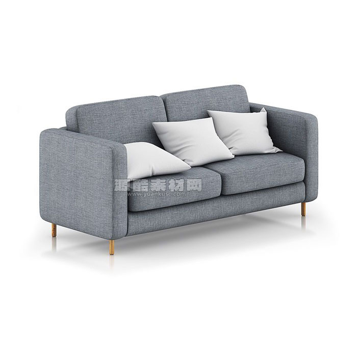 沙发模型家具3D模型素材下载(C4D,Blender,FBX) sofa 3D Model-42839