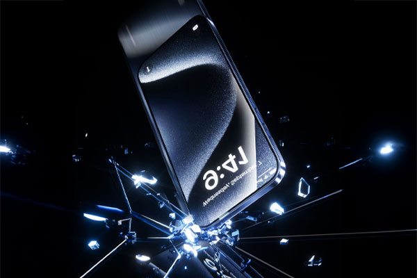 C4D玻璃碎片手机场景OC渲染工程手机3D模型素材