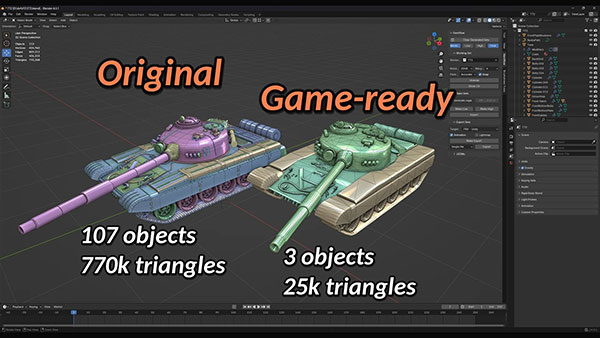 Blender自动化游戏资产生成优化插件 GamiFlow V1.7.3