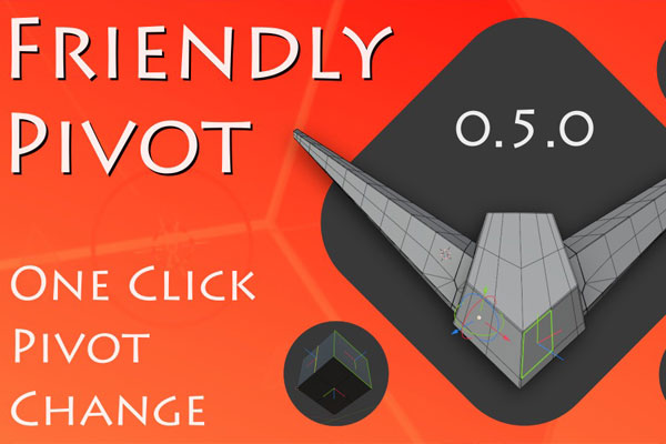 Blender坐标轴移动修改插件 Friendly Pivot v0.5.11