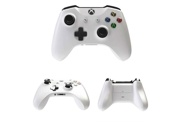 Xbox One游戏手柄模型游戏手柄3D模型素材(C4D,Blender,FBX)