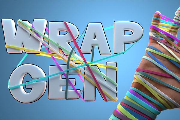 Blender绷带绑带绳索生成器工具 Wrap Gen v1.38
