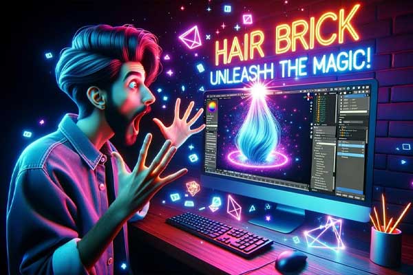 Blender头发生成制作插件 Hair Brick Pro v6.3